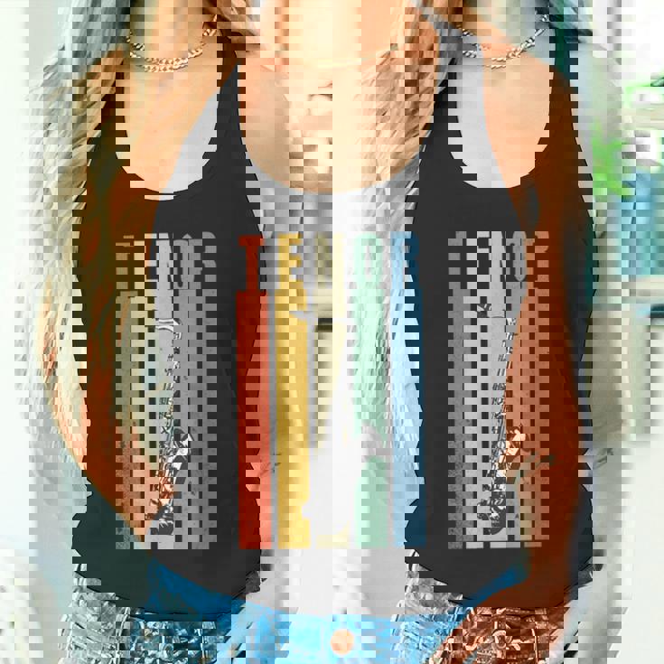 サックス テナーサックス レトロ タンクトップ