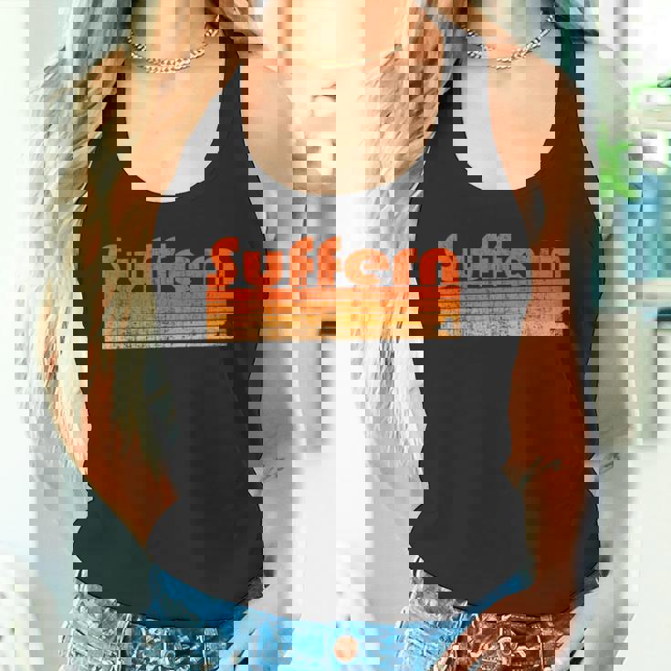 サファーン、ニューヨークレトロ80年代スタイル タンクトップ