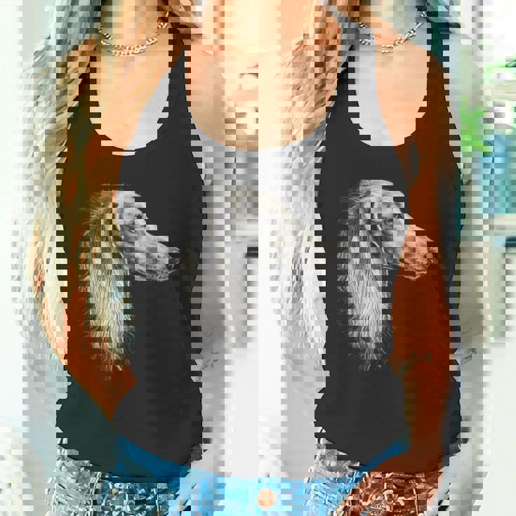 サルーキ 犬 モチーフ ペットアート サルーキ タンクトップ