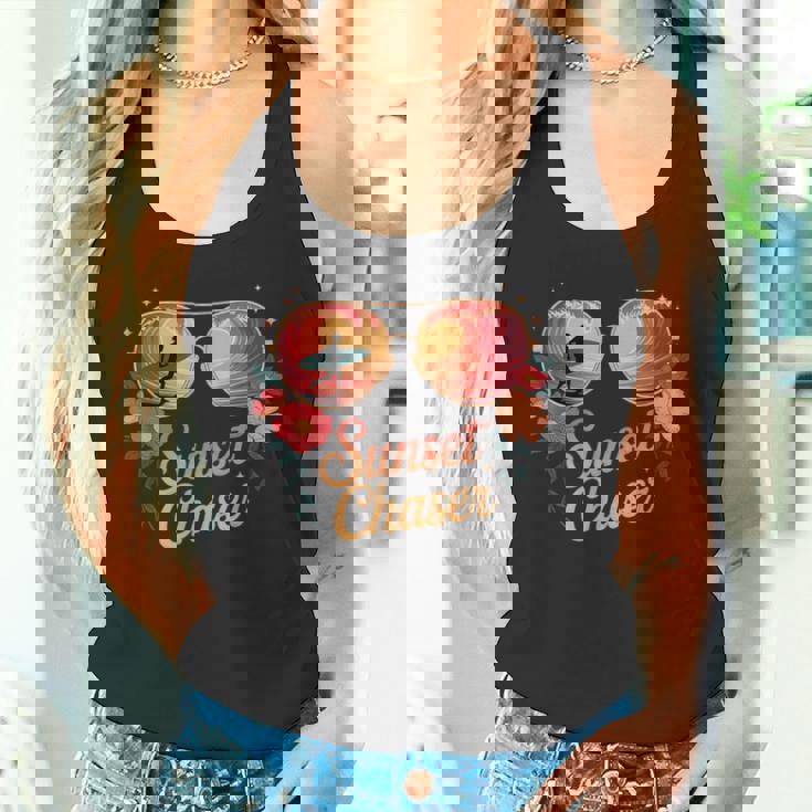 サンセット チェイサー サーフィン トロピカル バイブ タンクトップ