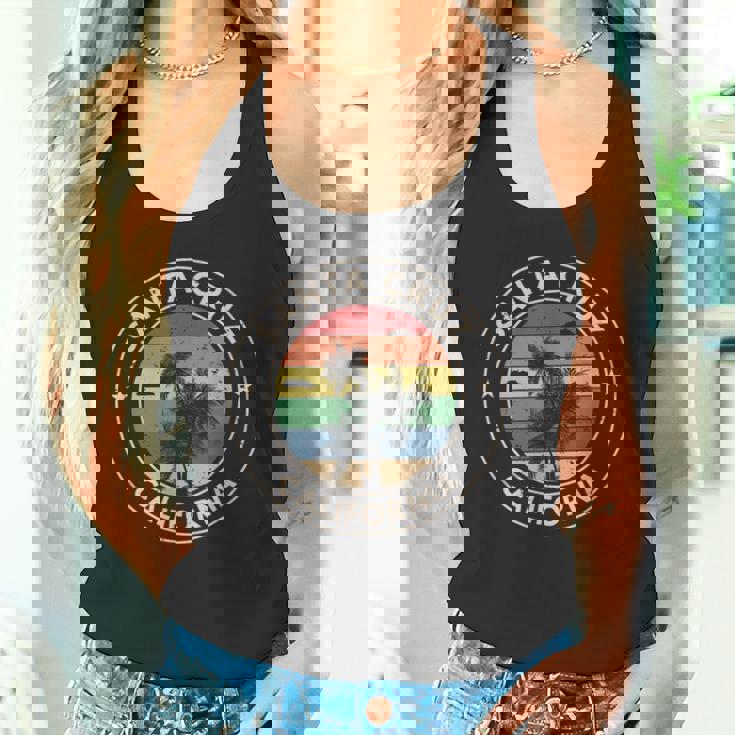 サンタクルーズ カリフォルニア レトロ ヴィンテージ サンセット タンクトップ