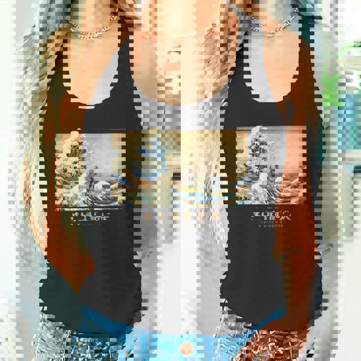 サーフィン ミニチュア シュナウザー 神奈川波 和 犬 面白い タンクトップ