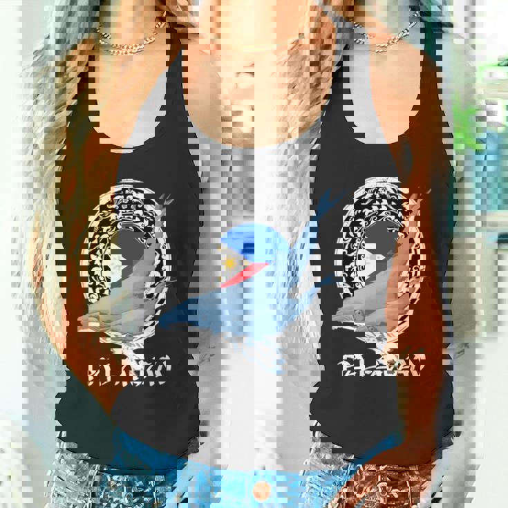 ザトウクジラ パラワン フィリピン 長袖tシャツ タンクトップ