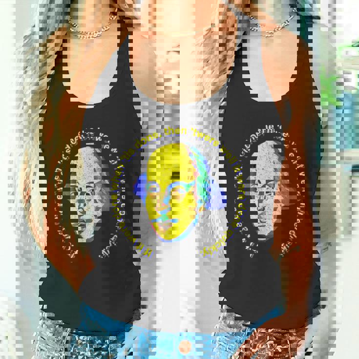 シェイクスピアがマクベスの言葉を引用したらそれが終わったら終わった タンクトップ