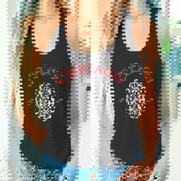 シカゴ イリノイ 消防士 消防士 消防士 タンクトップ