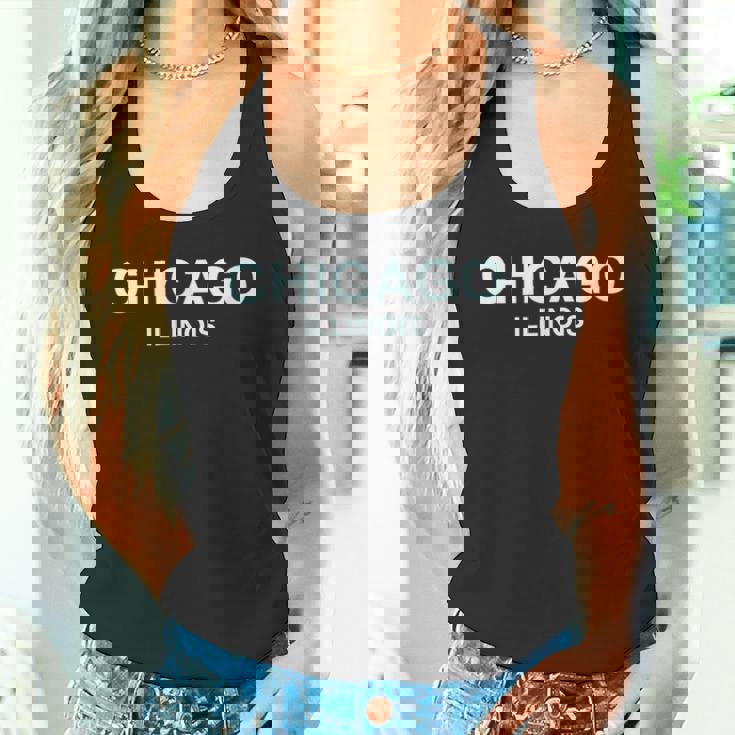 シカゴイリノイ大学-大学、学校 シカゴ タンクトップ