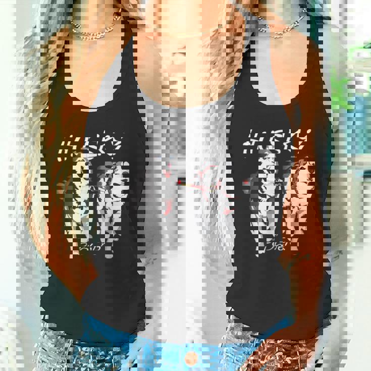 シベリアンハスキーパワーすごいかわいいハスキー タンクトップ