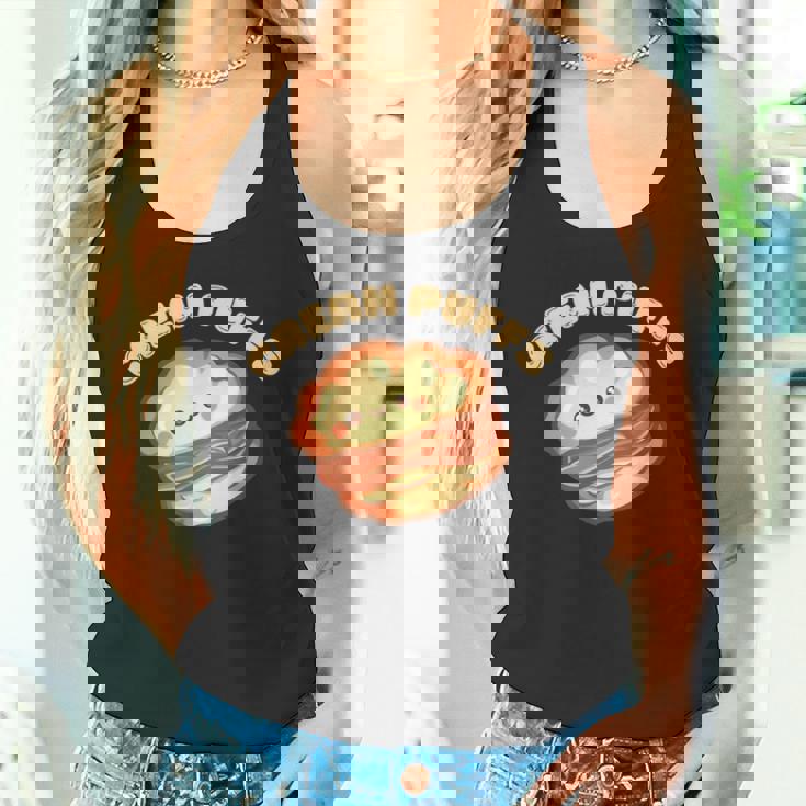 シュークリーム ペストリー デザート好き タンクトップ