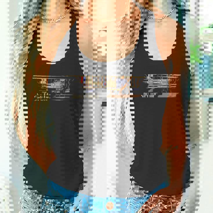 ショートフォルダー イギリス Ww1 複葉機 水上機 ボンバー図 タンクトップ