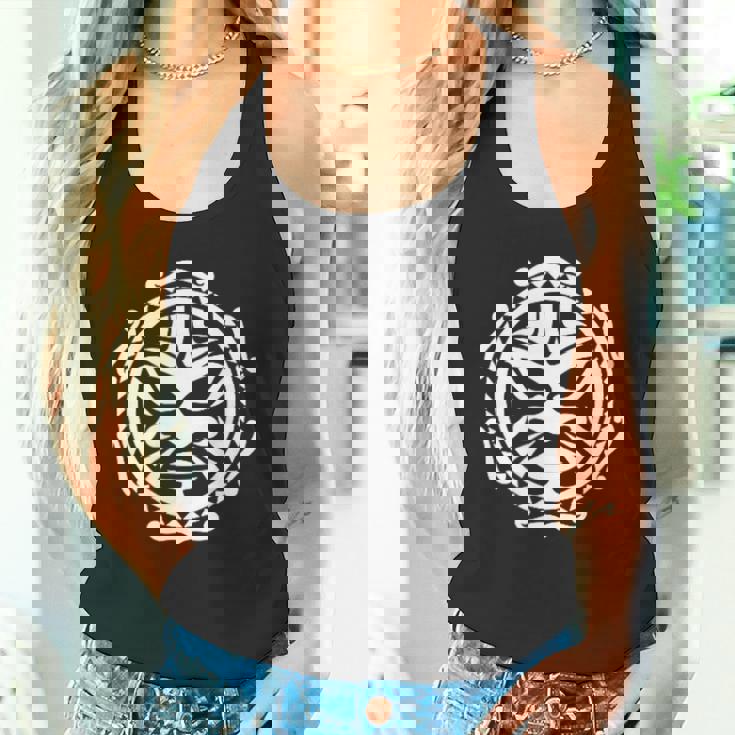 シンボル ハカ マスク カルチャー マオリ族 ニュージーランド タンクトップ