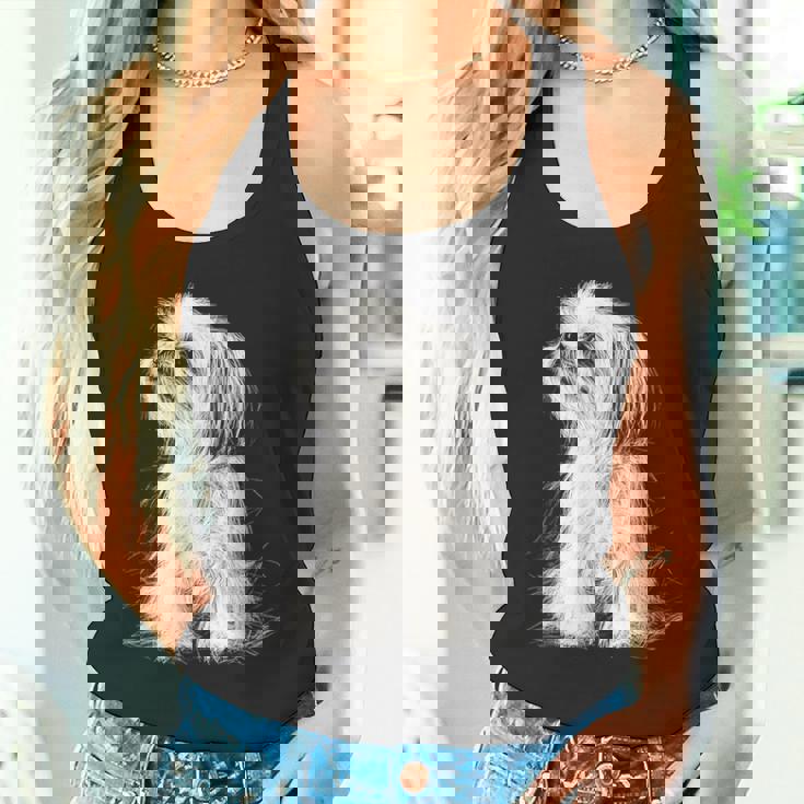 シーズー 犬 グラフィック ペット イラスト シーズー タンクトップ