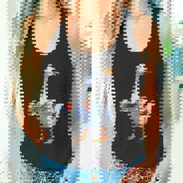 ジムダックグースウェイトリフティング ストロングコアワークアウト タンクトップ