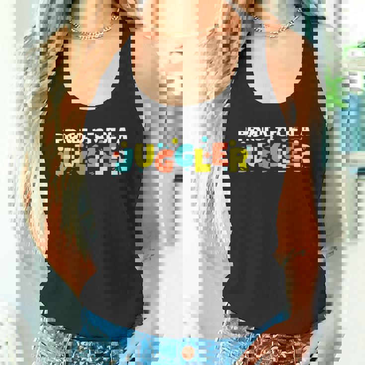 ジャグラーであることを誇りに思う タンクトップ