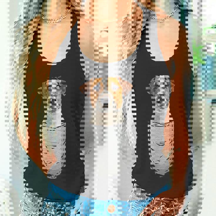 ジャックラッセルテリア Jrt チェストバッグ ポケットドッグオーナー タンクトップ