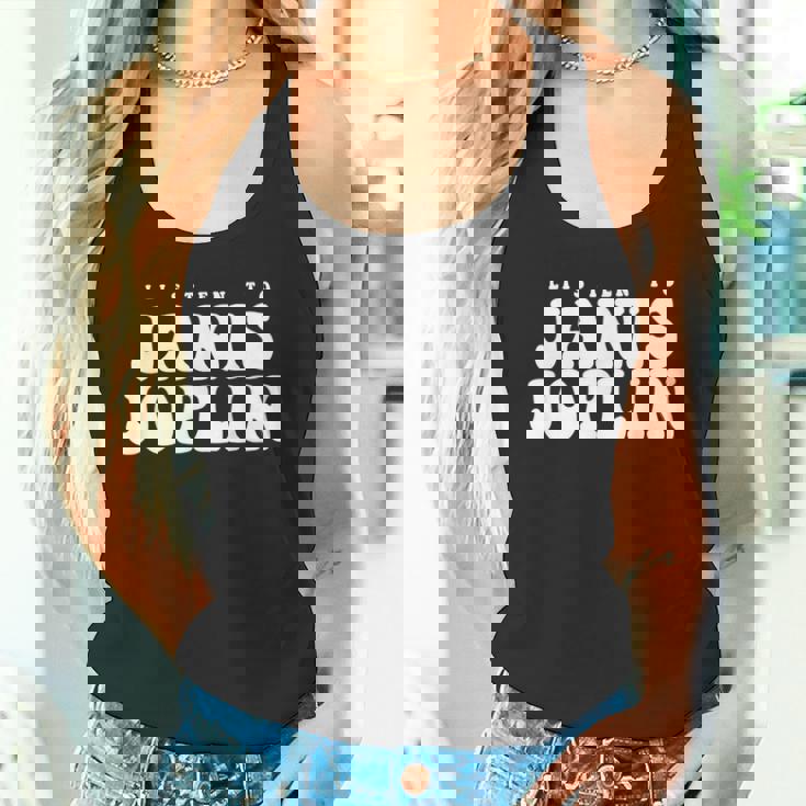 ジャニス・ジョプリン、ジャニス・ジョプリンを聴く タンクトップ