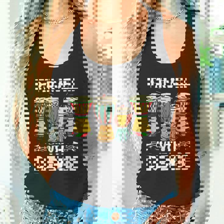 ジャンベ・マンディンカと相性がいいアフリカンミュージックジャンベ タンクトップ