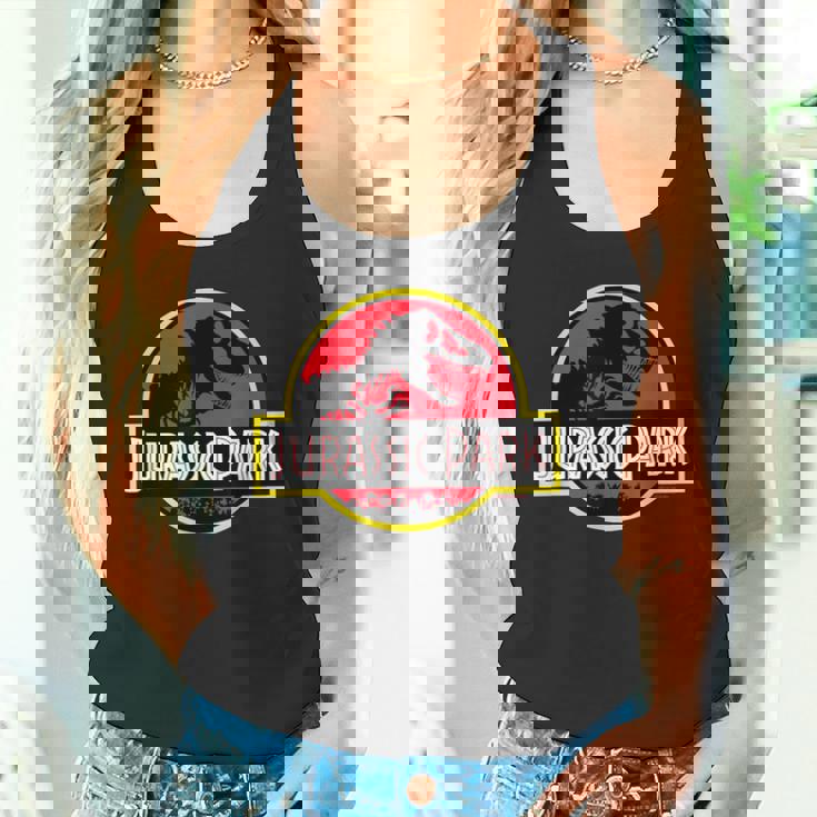 ジュラシックパークのロゴ 公式ライセンス商品。 タンクトップ