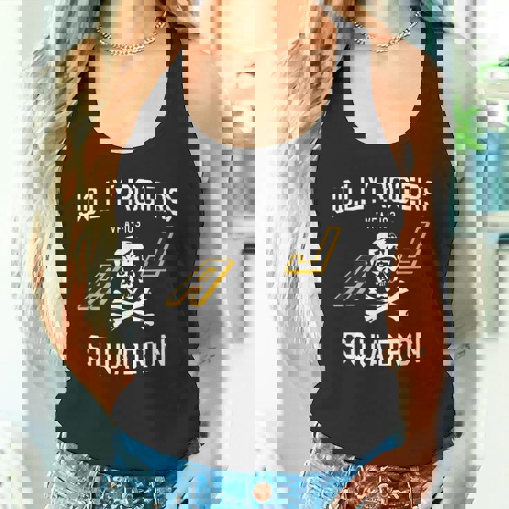 ジョリーロジャース ストライクファイター スクアドロンfa-103 デザイン タンクトップ