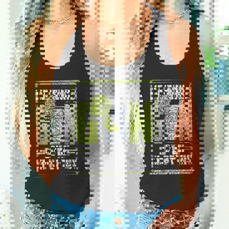 ジンを飲んでるんだ。 恋人 ドリンク ジンズ アルコール ジン タンクトップ