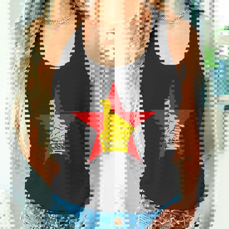 ジンバブエ ソープストーン バードフラッグ タンクトップ