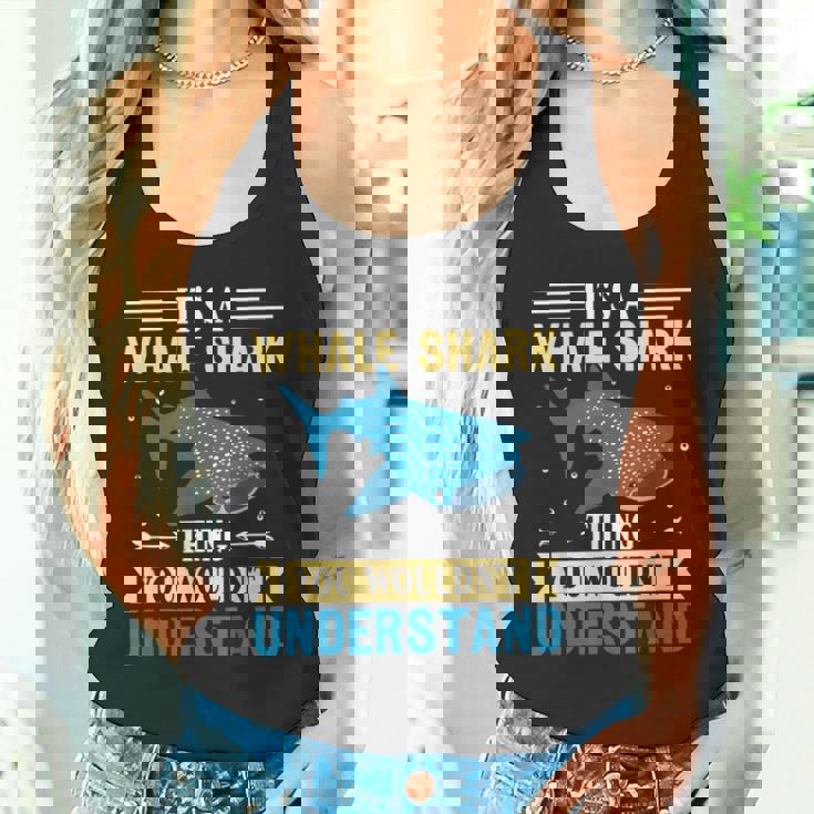 ジンベイザメのことは理解できないジンベイザメです。 タンクトップ