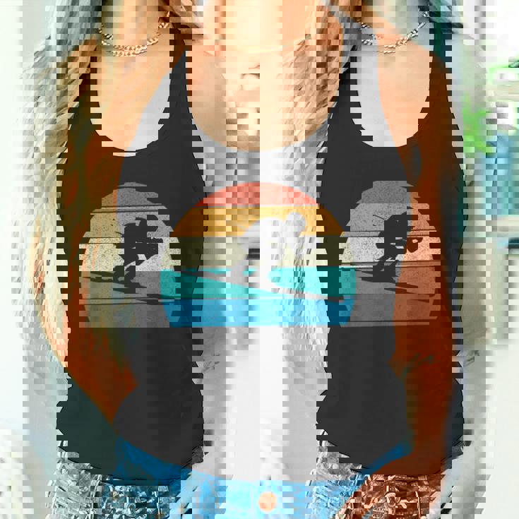 スキー スキー レース スラローム レトロ タンクトップ