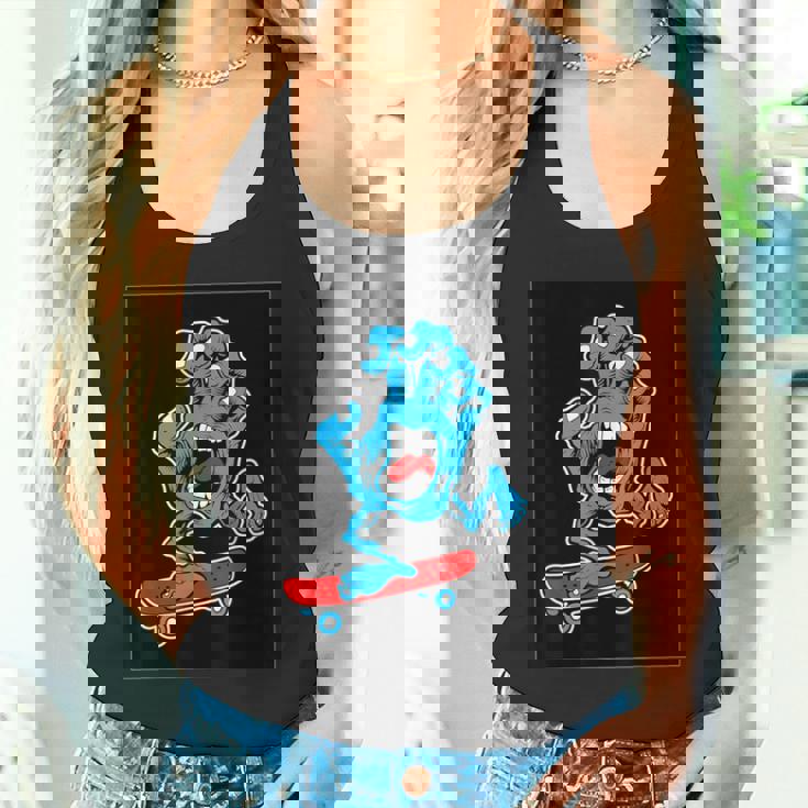 スクリーミング スケートボードハンド タンクトップ