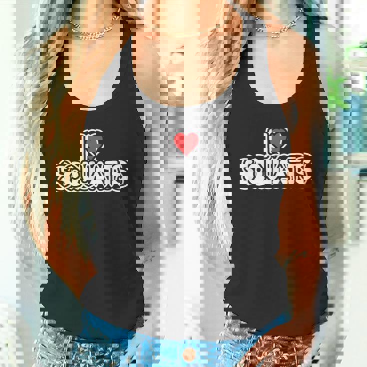 スクワットが大好き タンクトップ