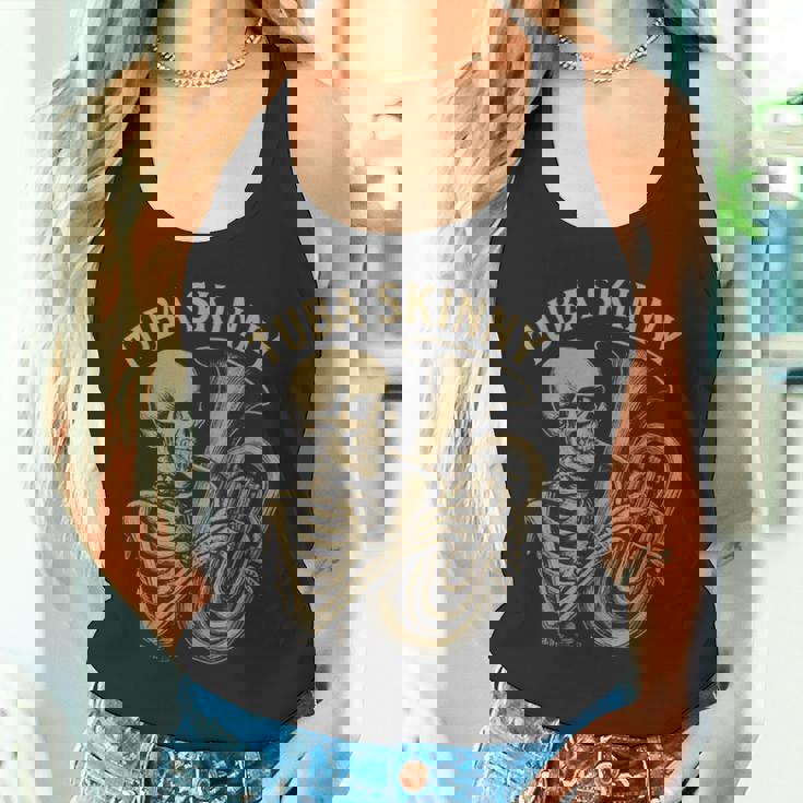 スケルトン チューバ スキニー タンクトップ