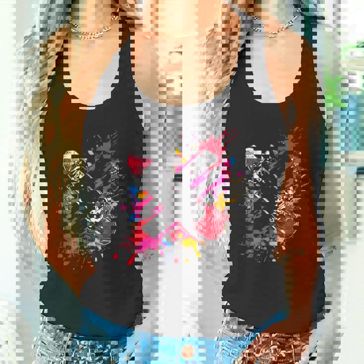 スケートボード ストリートアート スケートボード ファン タンクトップ