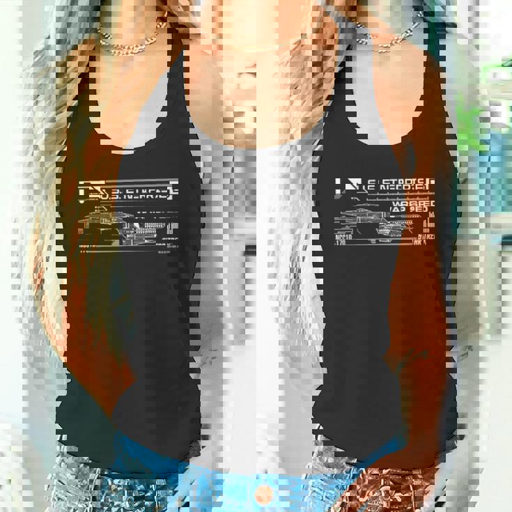 スタートレック Uss エンタープライズ D 公式ライセンス商品。 タンクトップ