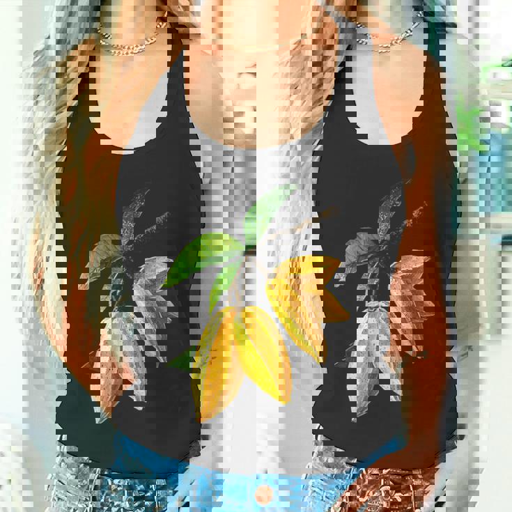 スターフルーツ フルーツ モチーフ イラスト スターフルーツ タンクトップ