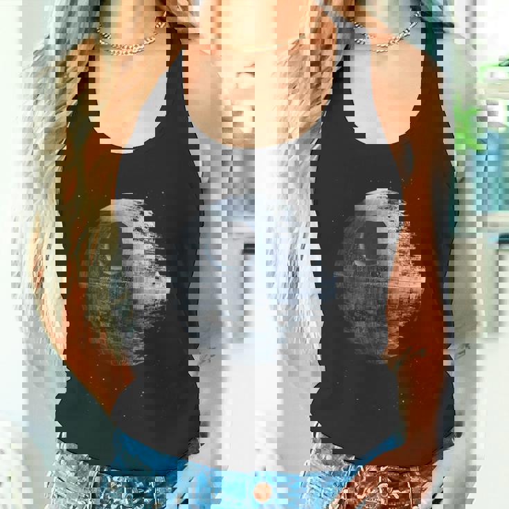 スター・ウォーズ ジェダイの帰還 デス・スター Undone グラフィックtシャツ タンクトップ