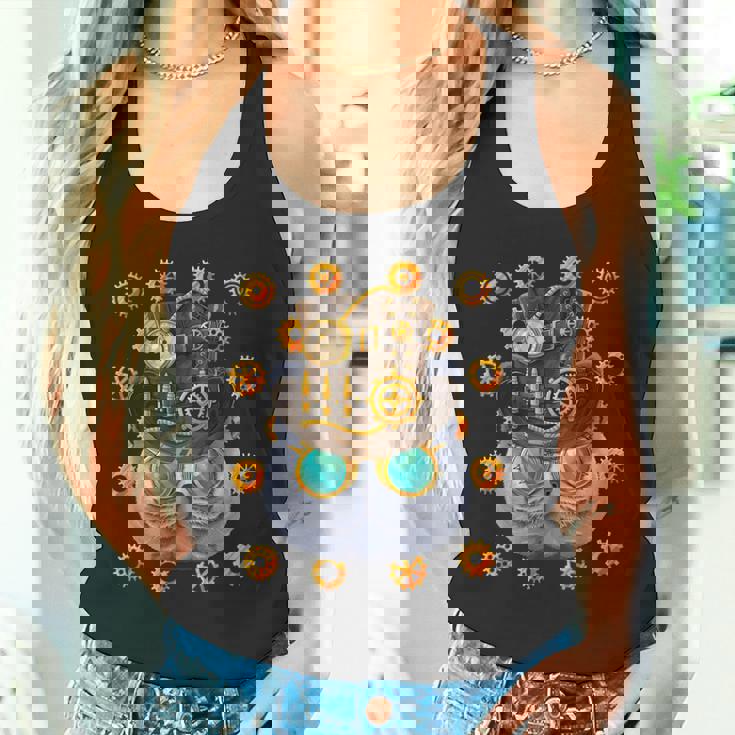 スチームパンク ブリティッシュショートヘア 中世 ビクトリア朝 スチームパワー タンクトップ