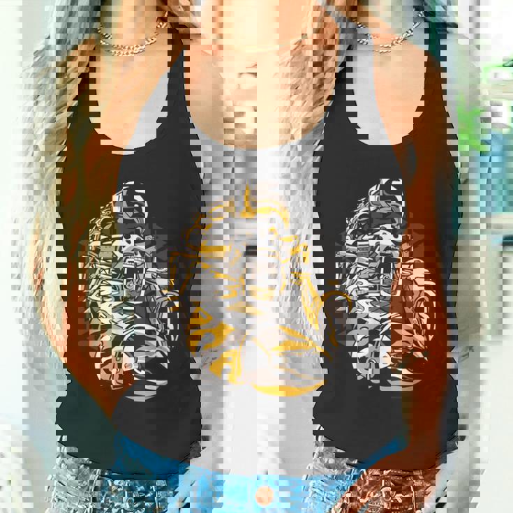 スチームパンクロボットサソリ アーティスティックグラフィック タンクトップ