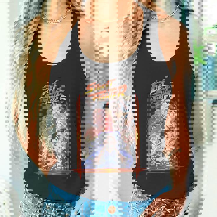 ストリートファイターポスターカバー 壮大なバトルロイヤル 象徴的なゲーマー タンクトップ