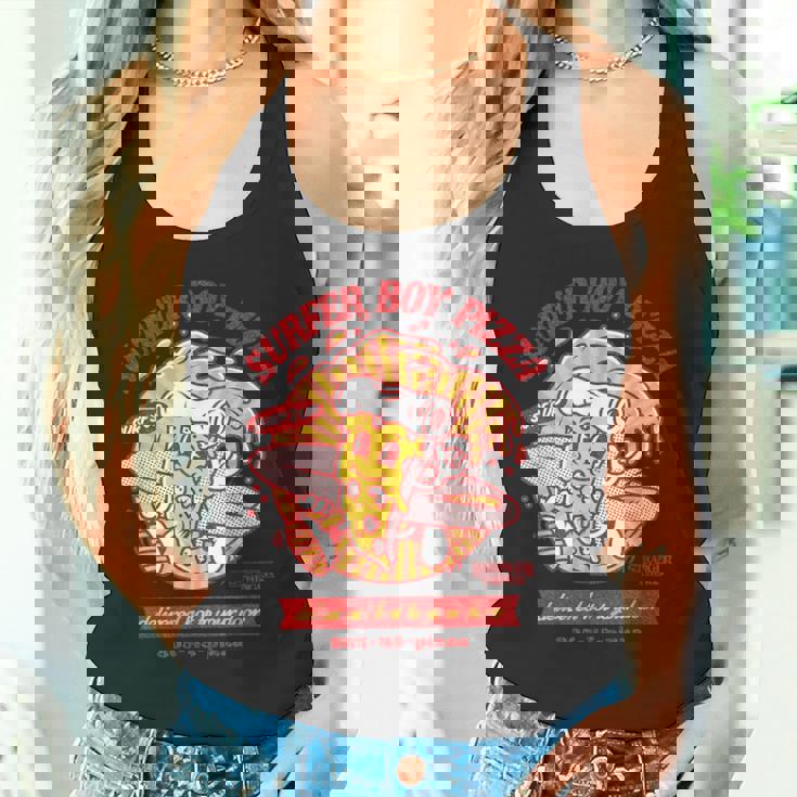 ストレンジャー・シングス サーファーボーイ ピザ広告 ホットデリバリー ヴィンテージ タンクトップ