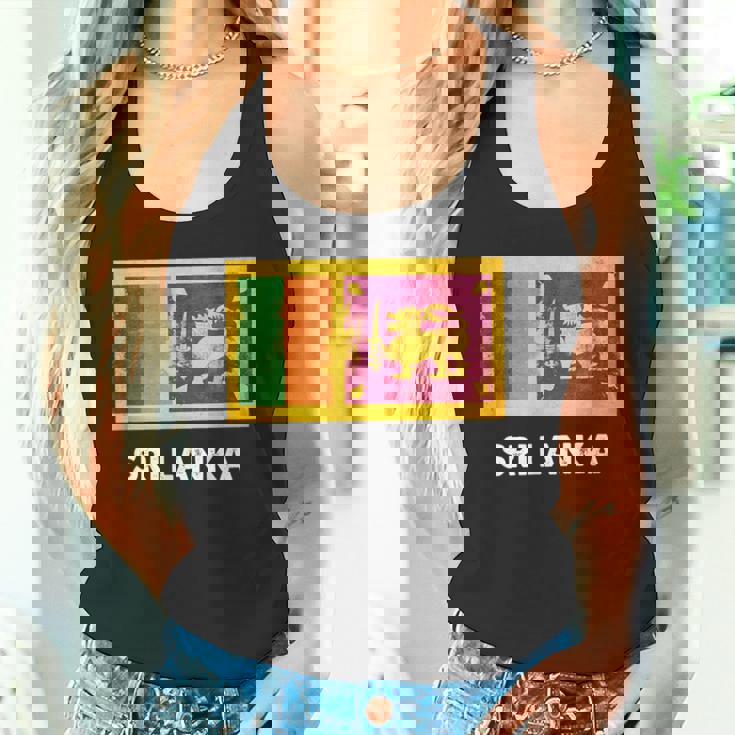 スリランカ国旗tシャツ タンクトップ