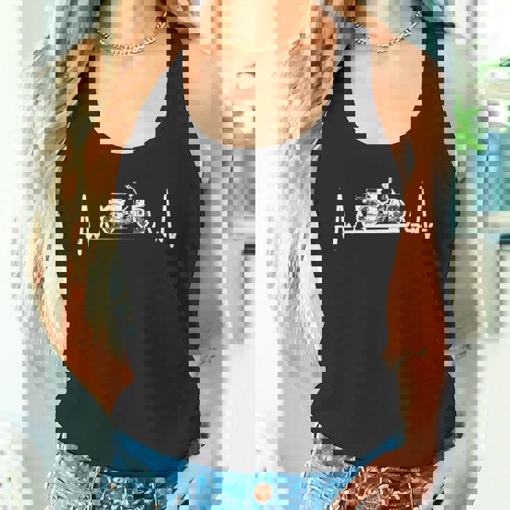 スーパーカブc100 原付バイク ハートビート レトロジャパン タンクトップ