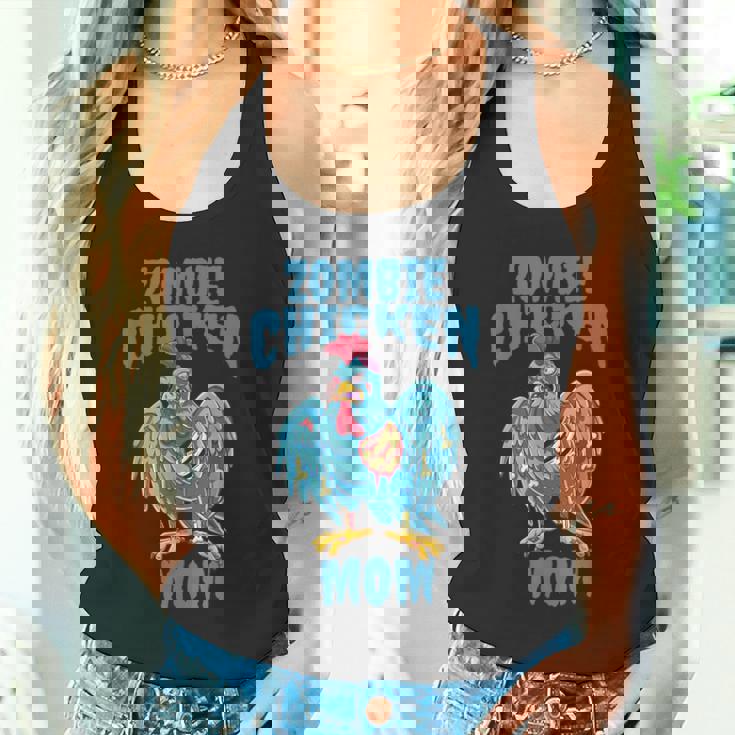 ゾンビ アンデッド 面白い 雄鶏 ハロウィン ゾンビ チキン ママ タンクトップ