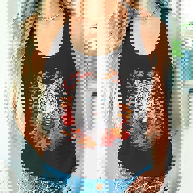 タイガー 動物 グラフィックアート トラ タンクトップ