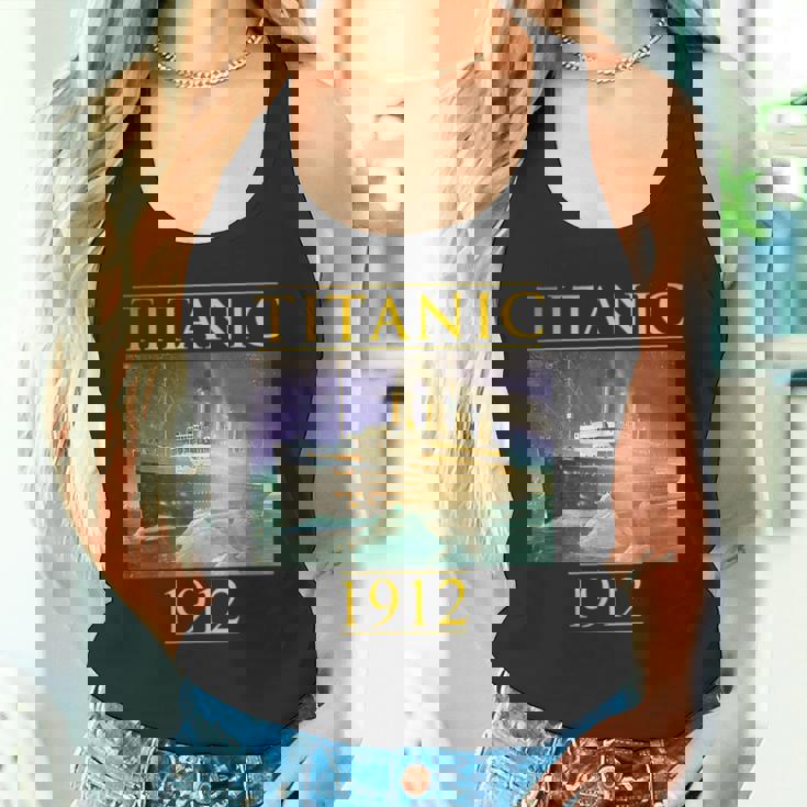 タイタニックtシャツ 帆船 ヴィンテージ クルーズベッセル 1912年 ギフト タンクトップ