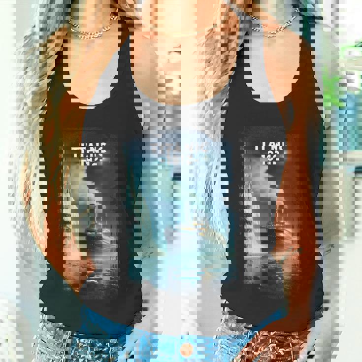 タイタニック号沈没船が1912年に氷山を襲った記念品 タンクトップ