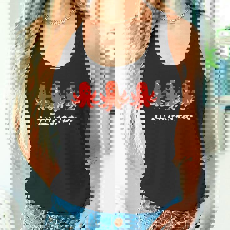 タコのウィンナー タコの食べ物のイラスト かわいい 面白い タンクトップ