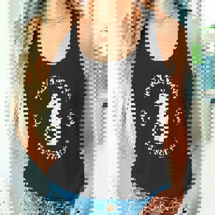 タツノオトシゴ おもしろ 竜の落とし子 かわいい 龍の落とし子 タンクトップ