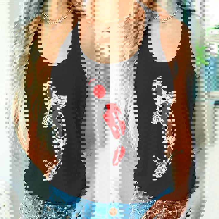 タンチョウサンケ 赤・白・黒鯉 タンクトップ