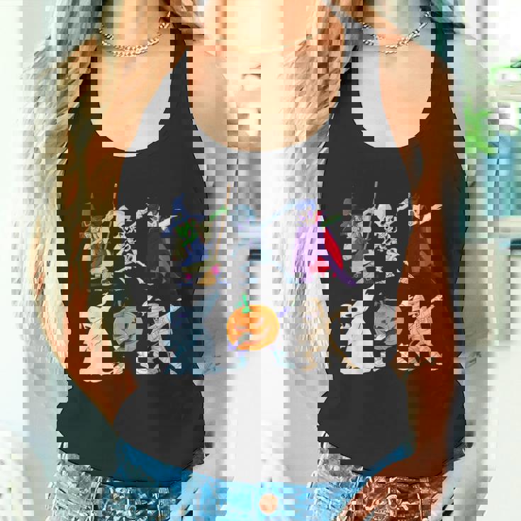 ダビングハロウィン骨格の魔女ヴァンパイアゴーストモンスター タンクトップ