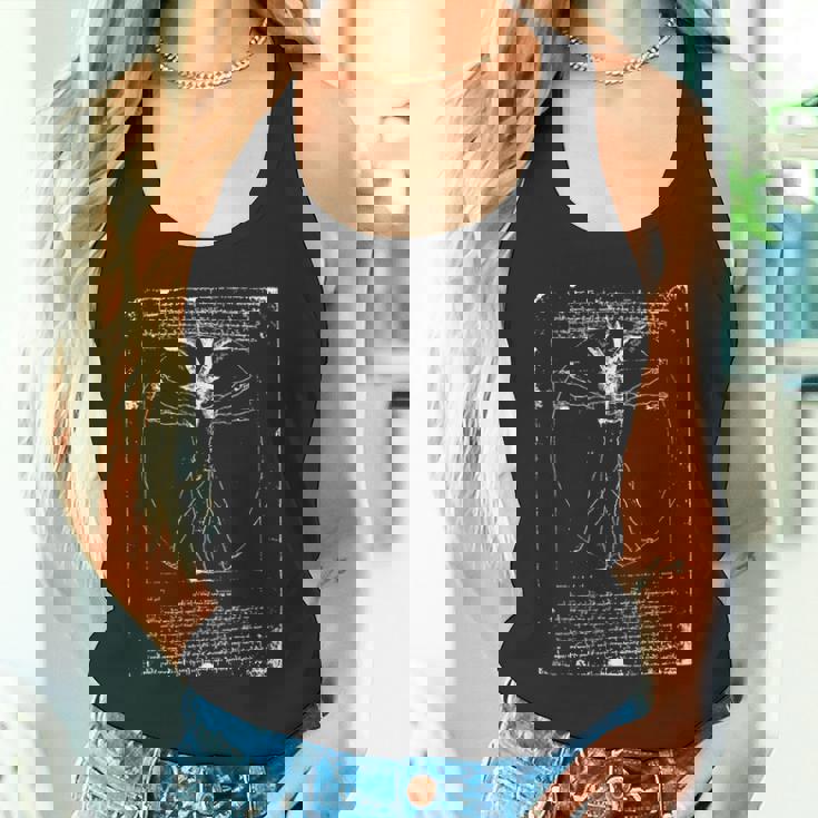 ダ・ヴィンチ ヤギ ヴィトルヴィアン バフォメット 悪魔 オカルト Dainci Goat Baphomet タンクトップ