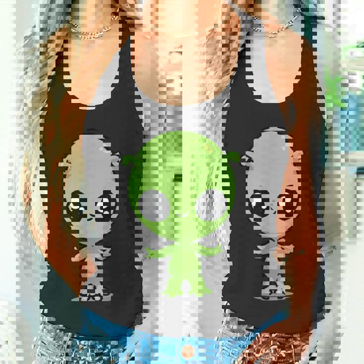 チビ カワイイ エイリアン Ufo 宇宙人 タンクトップ