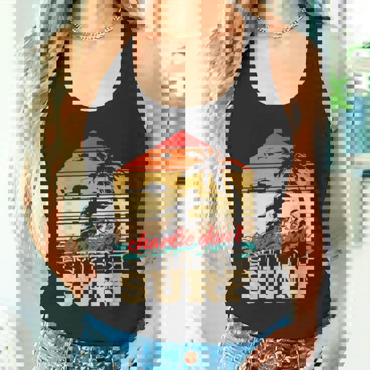 チャーリー・ドント・サーフィン・ミリタリー・ベトナム・サーフ タンクトップ